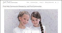 Desktop Screenshot of justfirstcommunion.co.uk